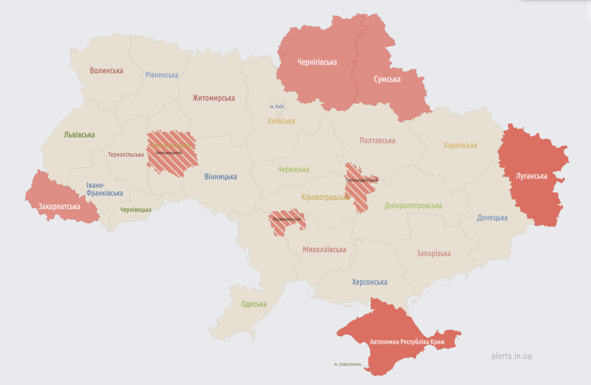 По всей Украине объявлена тревога, россияне подняли в воздух МиГ (отбой)
